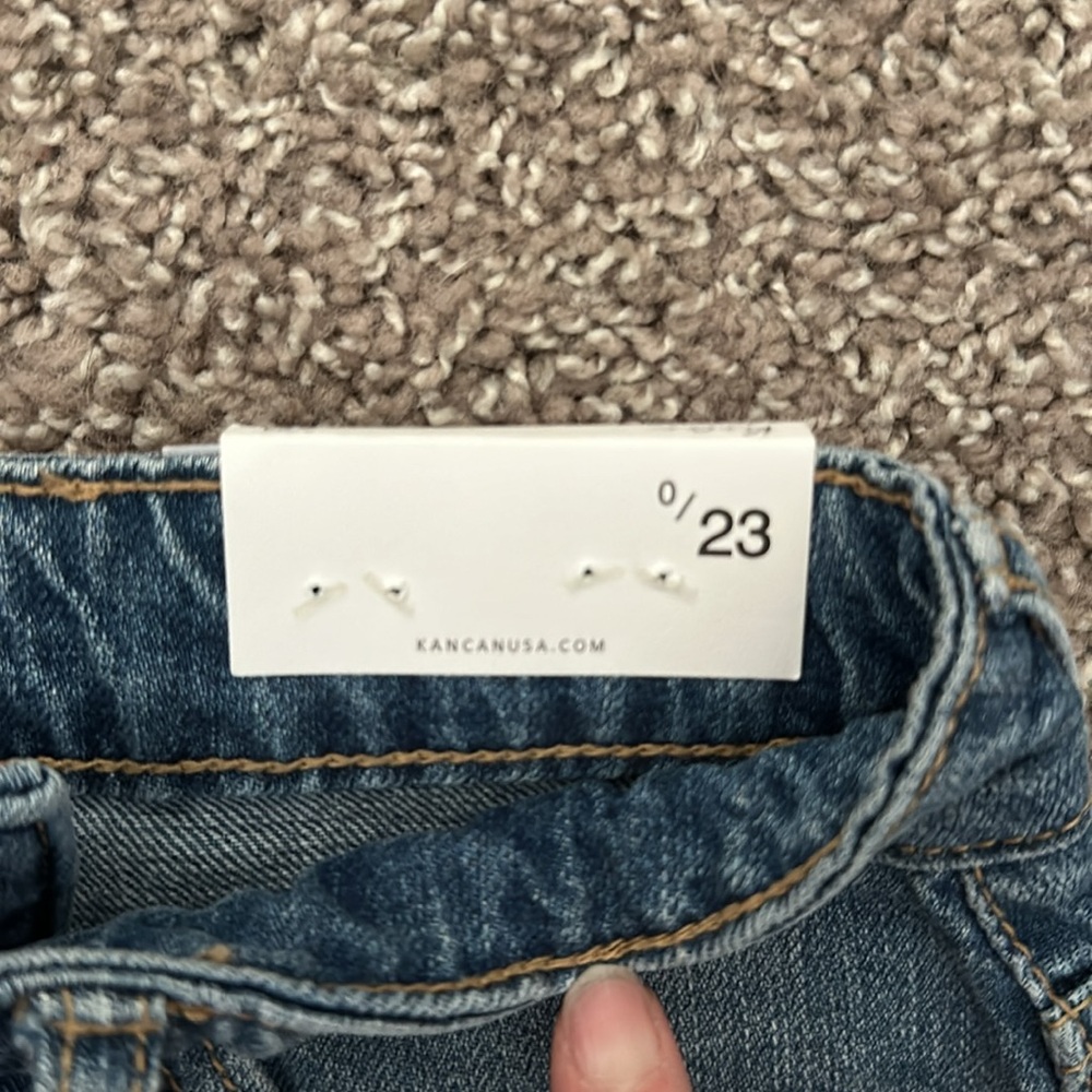 High Rise Denim Shorts - Picture 4 of 4